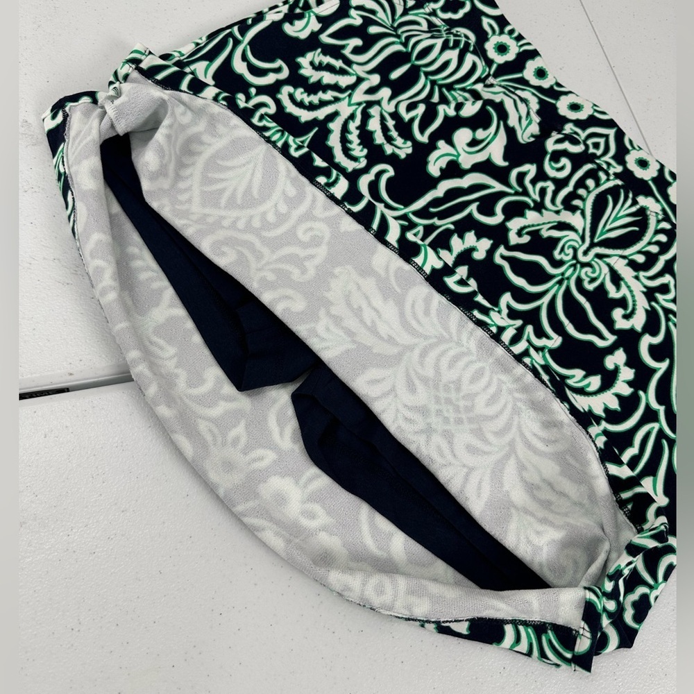 NWT Soft Surroundings Fina French Terry Skirt Skort Jaipur Scarf Floral Print - Picture 8 of 14